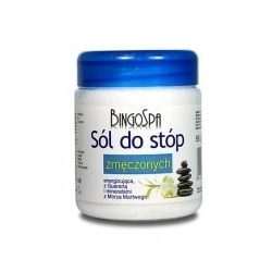 .BINGOSPA Energizująca sól do pielęgnacji stóp zmęczonych 550g .